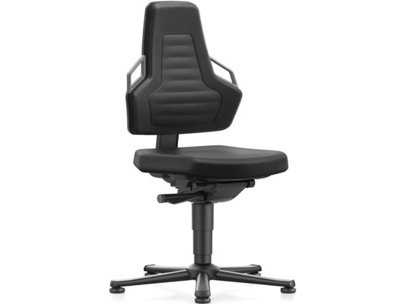 BIMOS 9030-2000-3285 Arbeitsdrehstuhl Nexxit Bodengleiter Grifffarbe grau Skinte