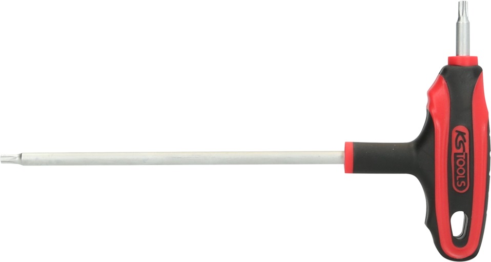 KS Tools 151.8124 ERGOTORQUEplus T-Griff-Torx-Winkelstiftschlüssel,Bohrung, TB25
