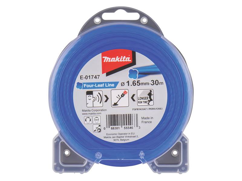 MAKITA E-01747 Mähfaden Four Leaf 1,65 mm x 30 m