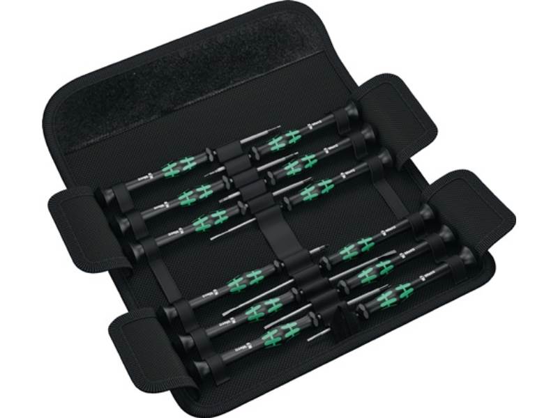 WERA 05073675001 Feinmechanikerschraubendreher-Satz K Micro-Set/12 SB 1 12 teili