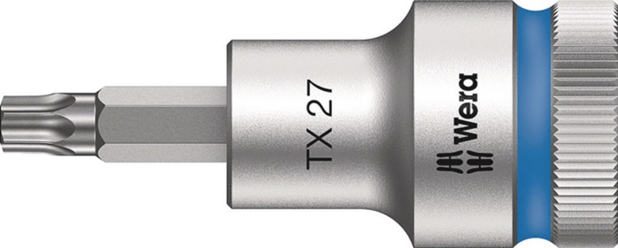 WERA 05003832001 Steckschlüsseleinsatz 8767 C HF TORX® 1/2 '' T27 Länge 60 mm