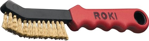 LESSMANN 182451 Drahtbürste ROKI® Länge 225 mm 0,25 mm Messing 2-reihig