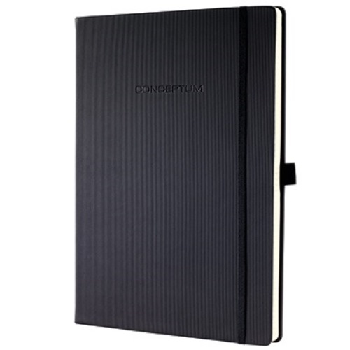 Sigel Notizbuch CONCEPTUM CO116 DIN A4+ Hardcover 194S. liniert sw