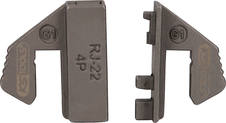 KS Tools 115.1422 Paar Crimp-Einsätze für ungeschirmte WE-Stecker