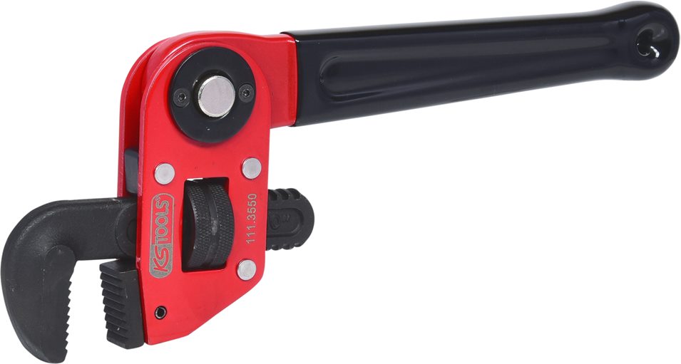 KS Tools 111.3550 Einhand-Rohrzange 1.1/2'' mit verstellbarem Kopf