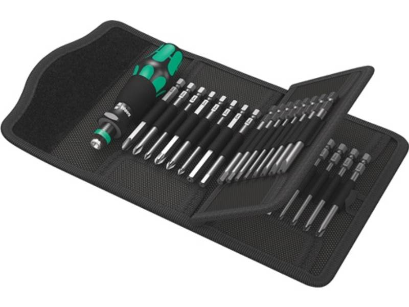 WERA 05059297001 Schraubendreher-Satz KK 62 33-teilig mit Handhalter und Wechsel