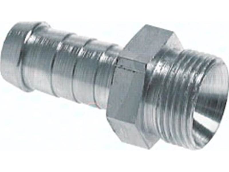 Schlauchnippel M 22x1,5 AG, 14 - 15mm, Stahl verzinkt 850 1300