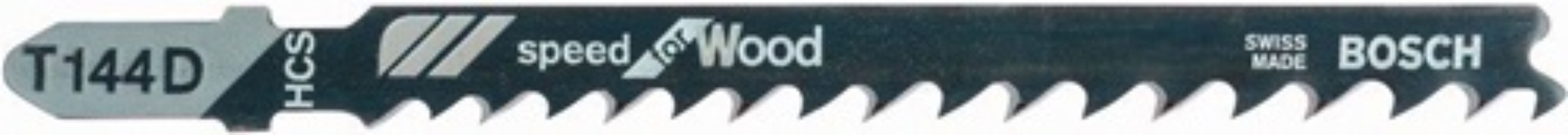 BOSCH 2608630040 Stichsägeblatt T 144 D Gesamtlänge 100 mm Zahnteilung 4-5,2 mm