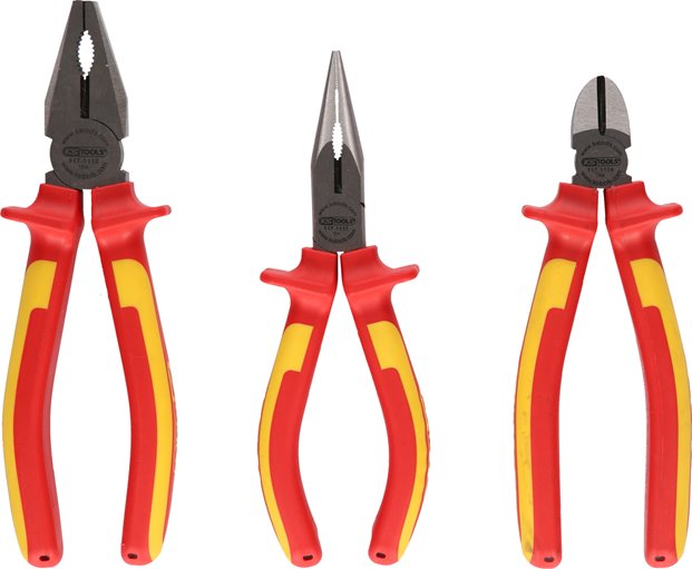 KS Tools 117.1110 ERGOTORQUE VDE Zangen-Satz, 3-tlg.
