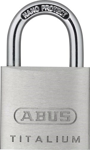 ABUS 77581 Zylindervorhangschloss 64TI/30 Schlosskörperbreite 30 mm Titalium ver