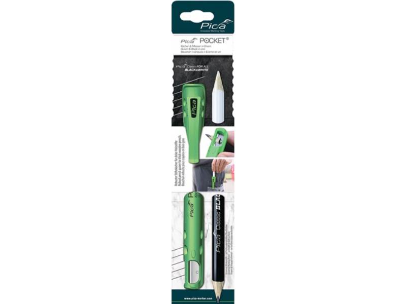 PICA 505/03 Köcher Pocket für Blei-/Markierstifte mit Spitzmesser mit 1 Markiers