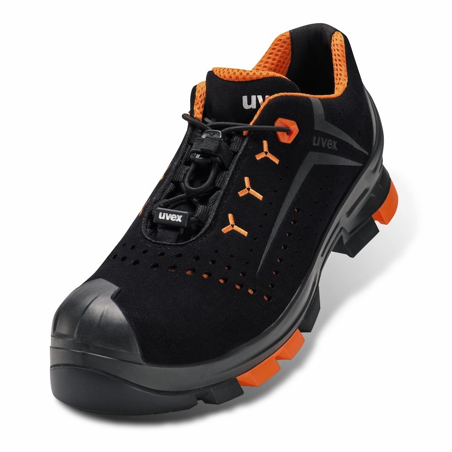 Uvex 6501248 2 Halbschuhe S1P 65012 schwarz, orange Weite 11 Größe 48