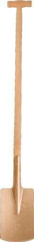 ENDRES TOOLS 1521160S Spaten  260 x 170 mm mit T-Stiel funkenfrei