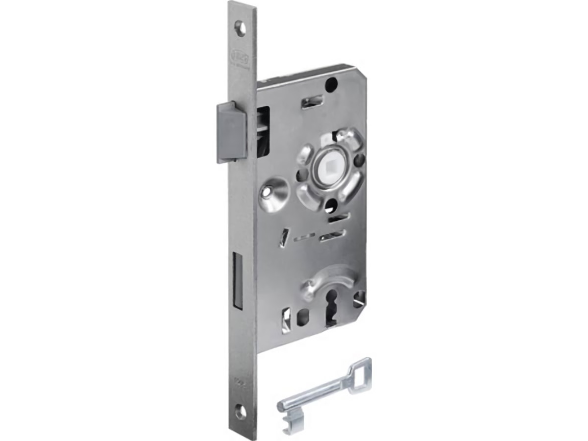 BKS 2150297 Zimmertür-Einsteckschloss 0215 BB 20/ 55/72/8 mm DIN links silber kä
