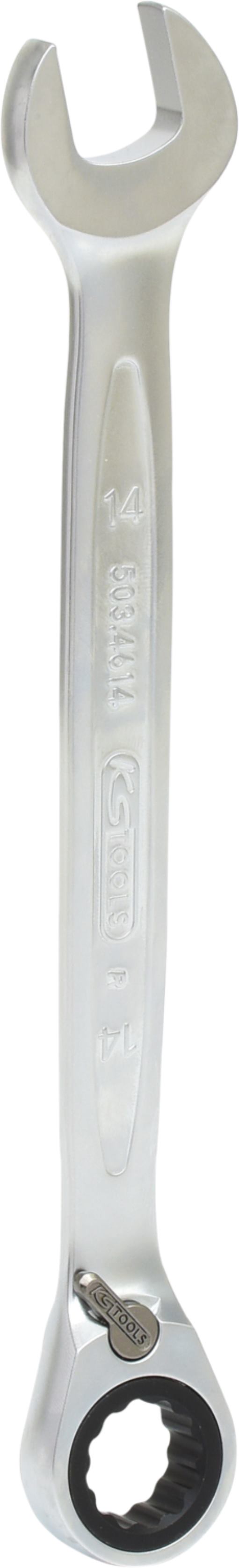 KS Tools 503.4614 GEARplus Ratschenringmaulschlüssel,umschaltbar,14mm