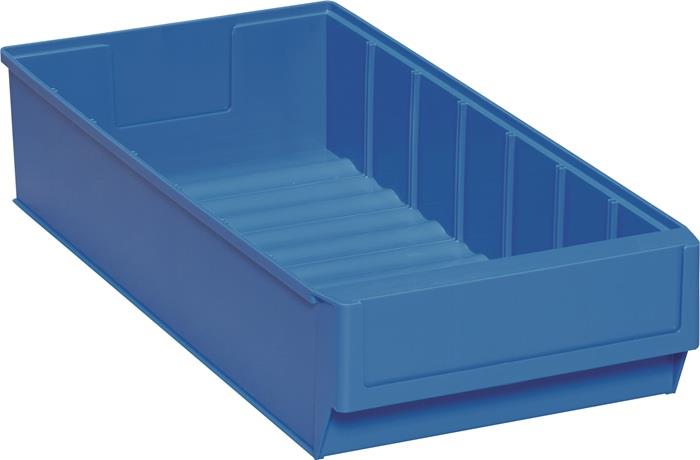 TECWERK 2000448963 Regalkasten L400xB183xH81mm blau PP TECWERK 2000448963