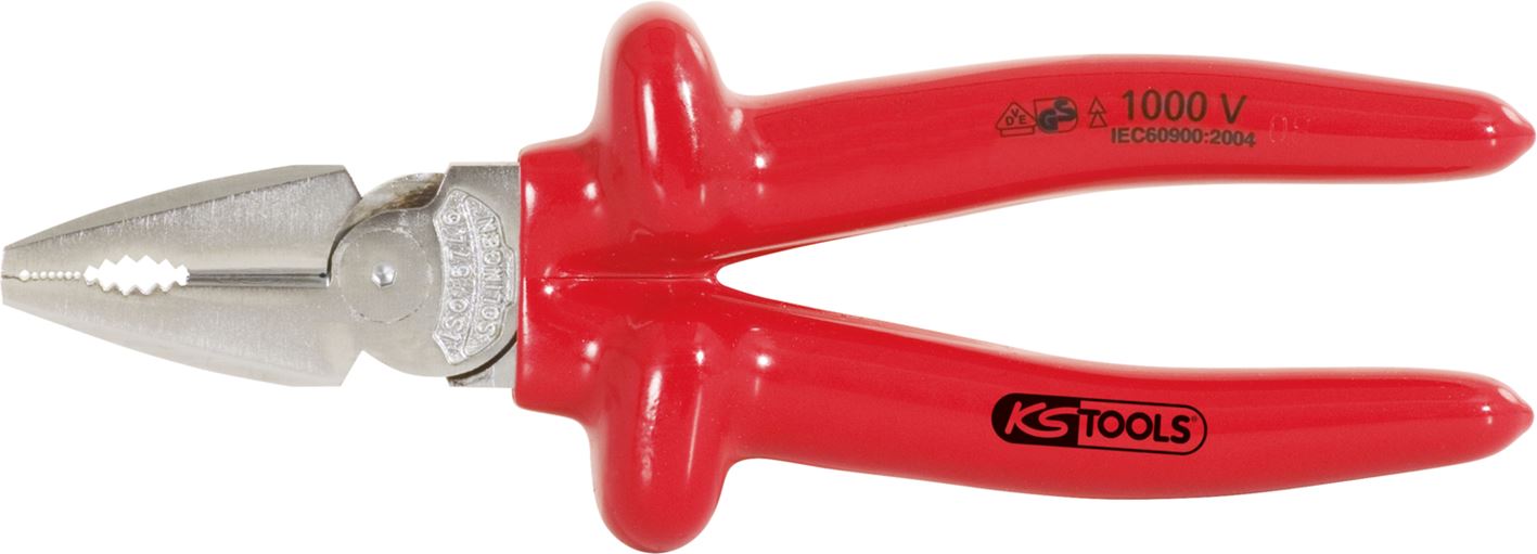 KS Tools 117.1278 1000V Kraft-Kombinationszange, 160mm