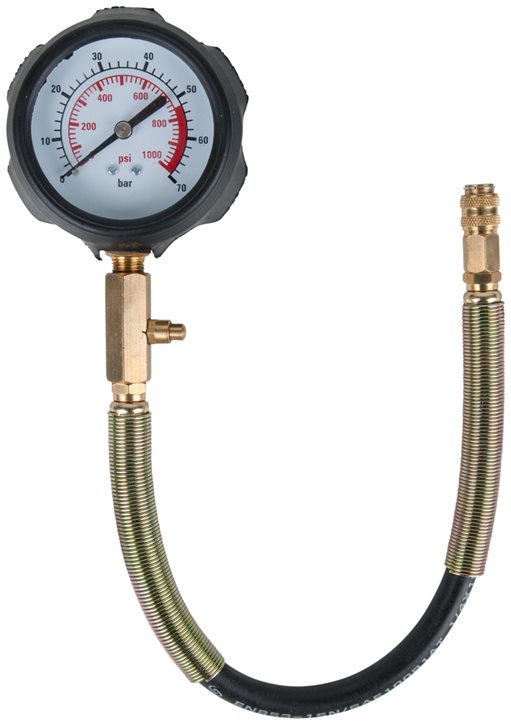 KS Tools 150.1680-1 Manometer mit Schlauch, für 150.1680