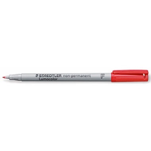 STAEDTLER Folienschreiber Lumocolor 316-2 0,6mm non-permanent rot