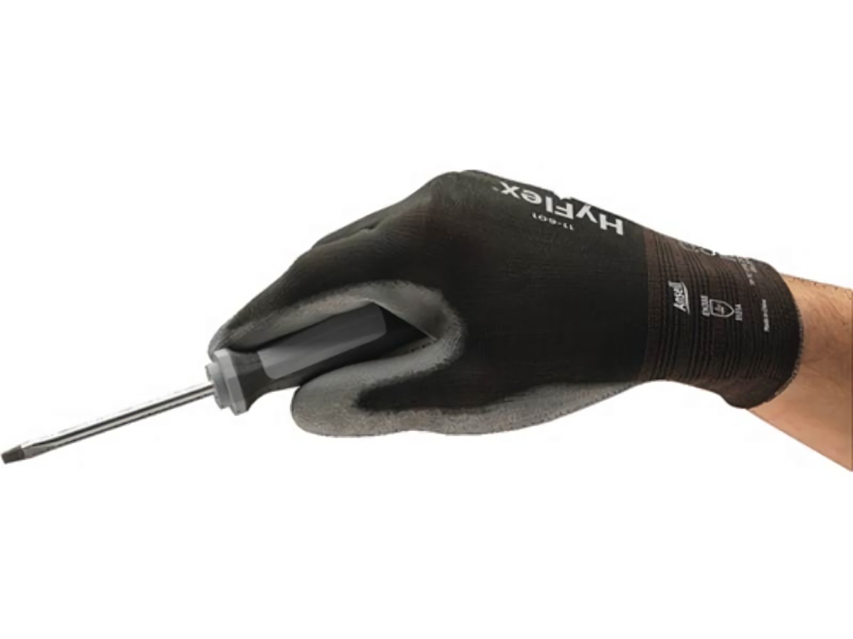 ANSELL 11-601-10 Handschuhe HyFlex 11-601 Gr.10 schwarz/grau Nylon m.Polyuret