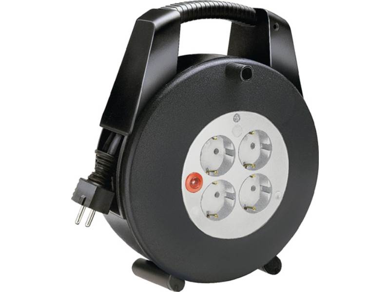 BRENNENSTUHL 1094200 Kabelbox  15 m H05VV-F 3 x 1,5 mm² 4 Schutzkontaktsteckdose