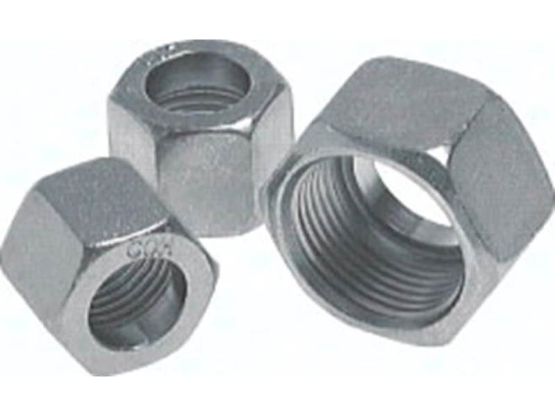 Überwurfmutter DN13, G 1/2'', Bohrung 17,0mm, Stahl verz. 834 1300