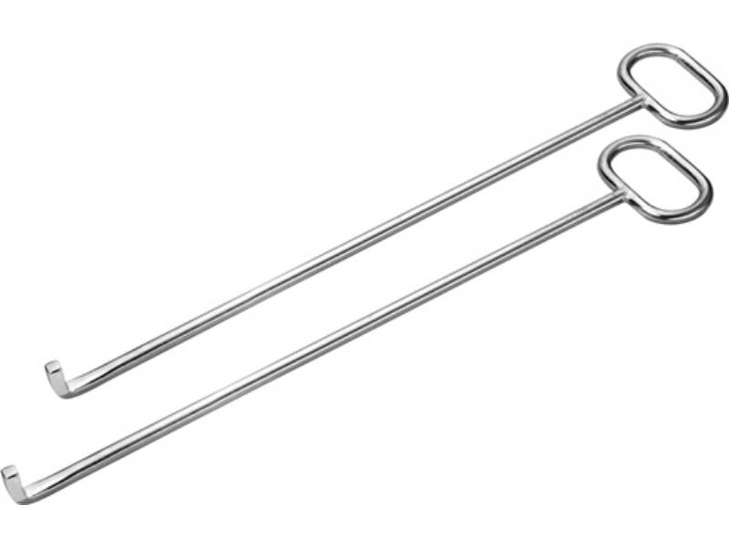 HÄRKE 480012 Kanaldeckelheber  Länge 800 mm mit L-Haken verzinkt