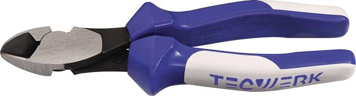 TECWERK 2000810104 Kraftseitenschneider L.180mm pol.Mehrkomp.-Hüllen TECWERK 200