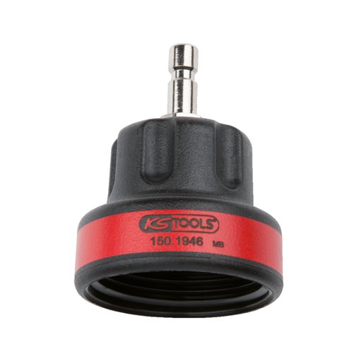 KS Tools 150.1946 Kühlsystem-Bajonettadapter, #11, IG M45x3, rot