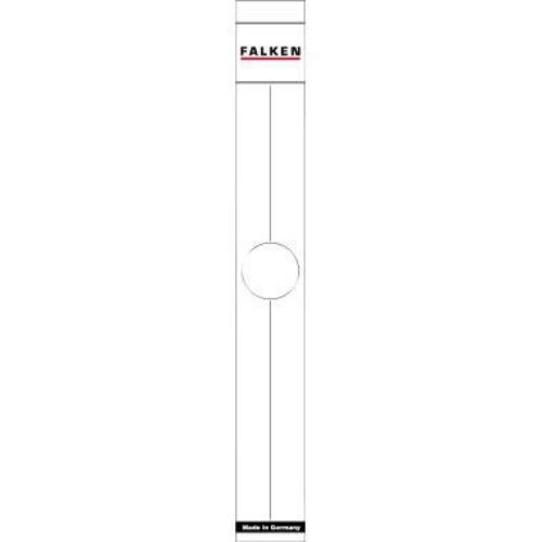 Falken Ordnerrückenschild 11287075 50mm weiß 10 St./Pack.