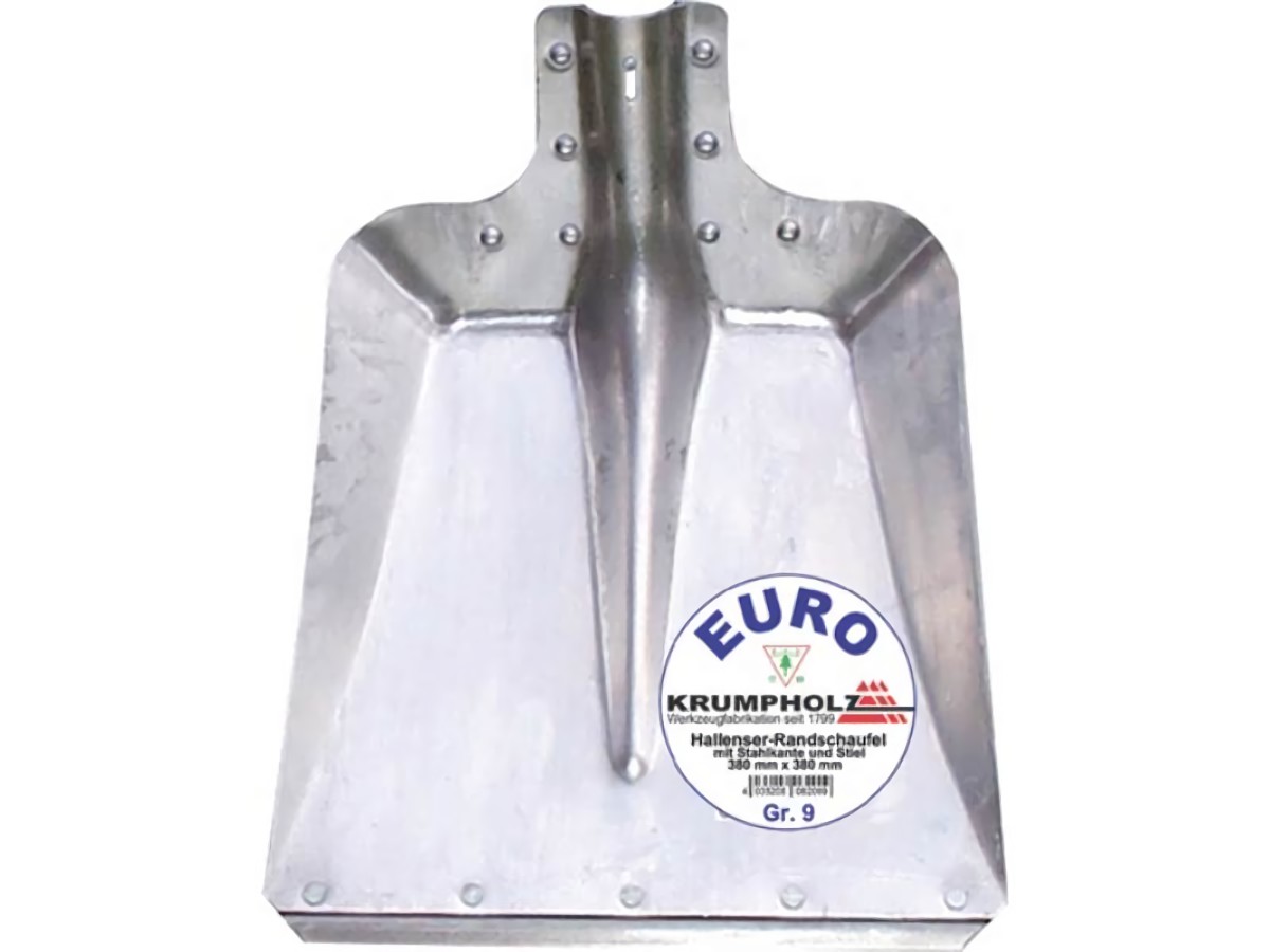 PROMAT 6202 Hallenser Randschaufel FAVORIT Gr.7 340 x 325 mm Aluminiumblech