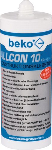 BEKO 260 100 150 Konstruktionskleber Allcon 10 ® beige EN 204: D4 150 ml