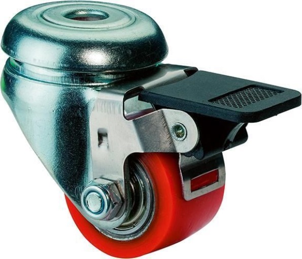 BS ROLLEN A621.C10.050 Lenkrolle mit Feststeller  Rad-Ø 50 mm Tragfähigkeit 150