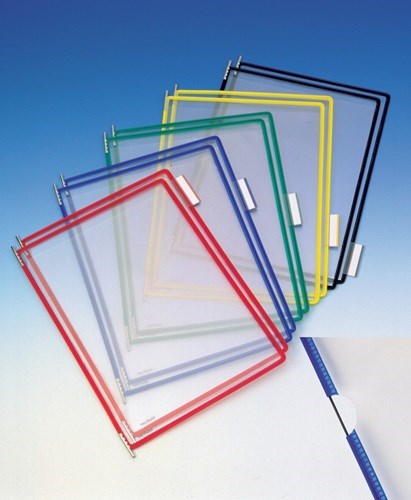 TARIFOLD 114005 Sichttafel  PVC mit Drahtrahmen kunststoffummantelt grün DIN A4