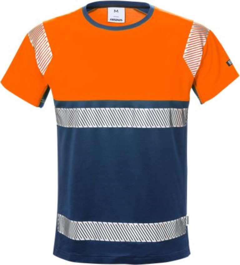 Fristads 129511-171-2XL High Vis T-Shirt, Kl. 1 7518 THV Dynamic Rippstrick am K