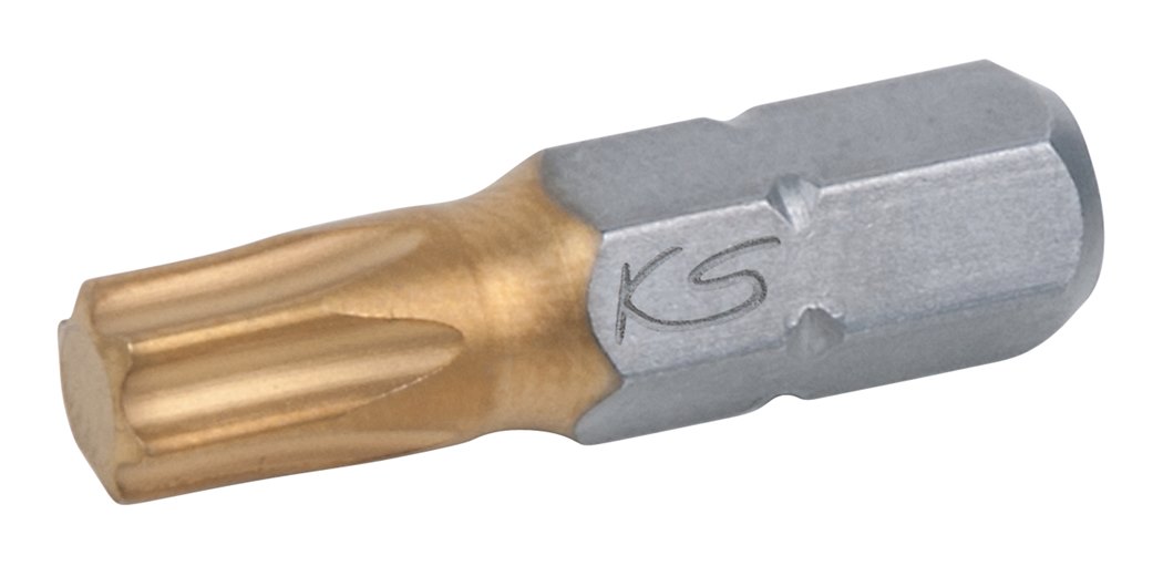 KS Tools 911.3660 1/4'' TIN Bit Torx, 25mm, T30