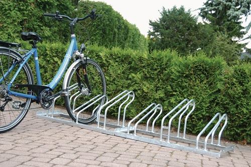 WSM 105700012 Fahrradbügelparker  1-seitig 90 Grad verzinkt Anzahl Radstände 3 z