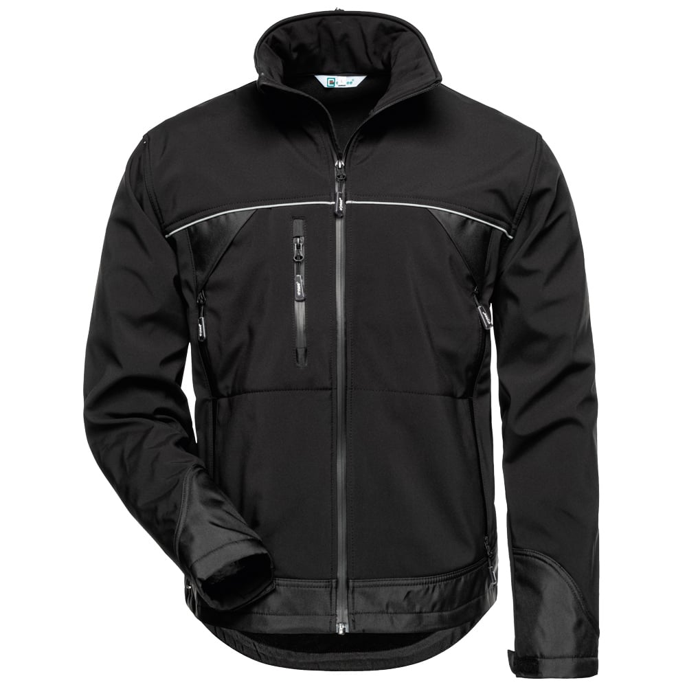 Gr .4XL (70/72) *ALPHA* SOFTSHELL-JACKE schwarz *ALPHA* Softshell Jacket