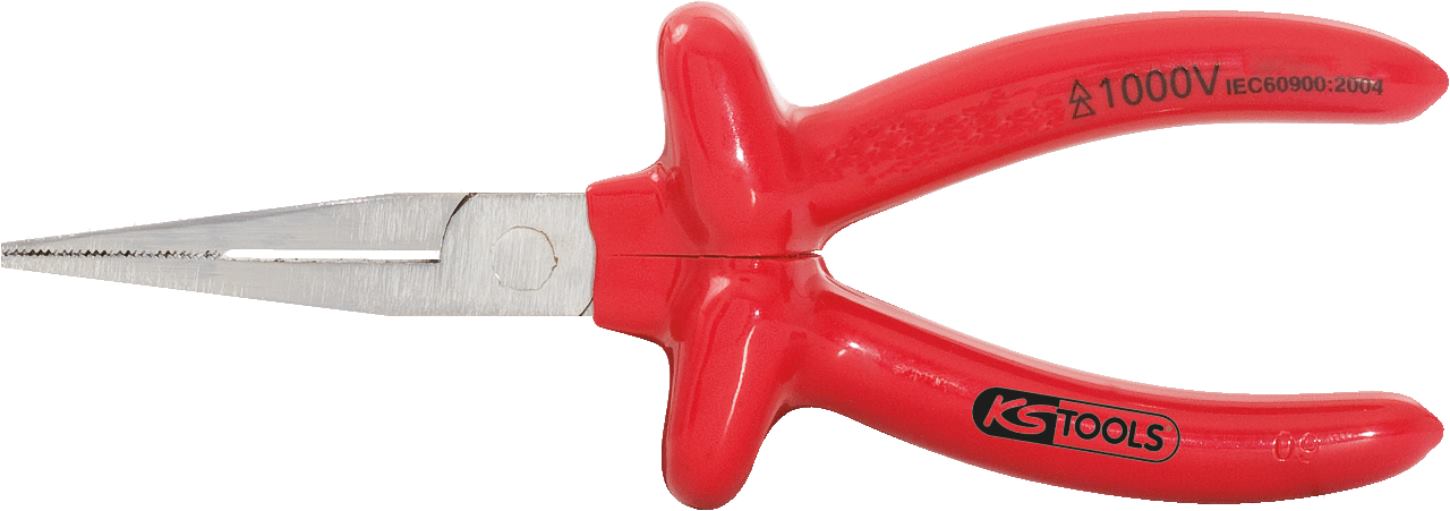 KS Tools 117.1299 1000V Langbeck-Flachzange, 160mm