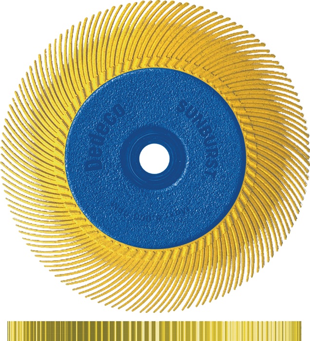 TYROLIT 34570126 Radialbürste SUNBURST Ø152xB12,7x25,4mm 80  Alox / Korund