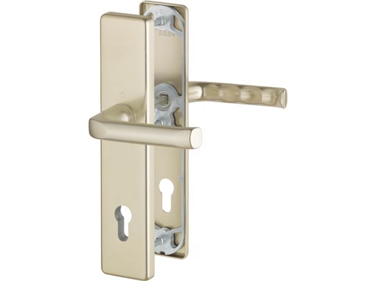 HOPPE 1775174 Schutzgarnitur London 113/2221A/2440 Aluminium F2 92 mm 67-72 mm