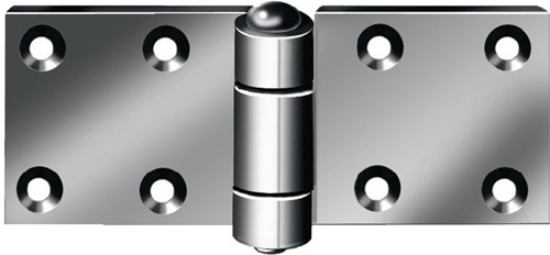 VORMANN 000048180Z Scharnier  Höhe 50 mm Breite 180 mm Stärke 4 mm Stahl blau ve