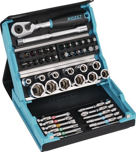 HAZET 2200SC-2 Steckschlüssel- und Bitsortiment SmartCase 2200SC-2 50-teilig 6Kt