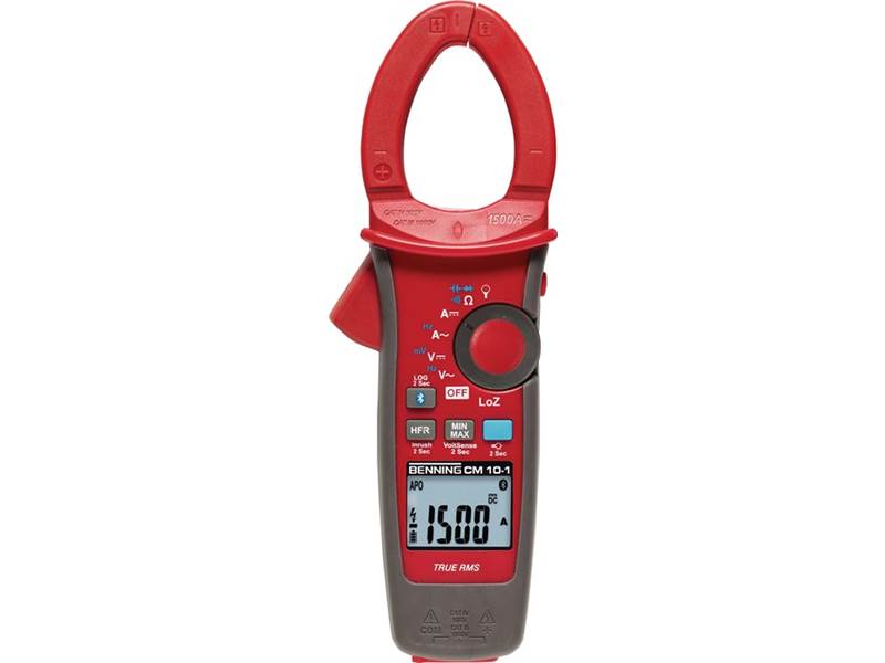 BENNING 044688 Stromzangenmultimeter CM 10-1 0,01 - 1500 A CAT IV 600 V, CAT III