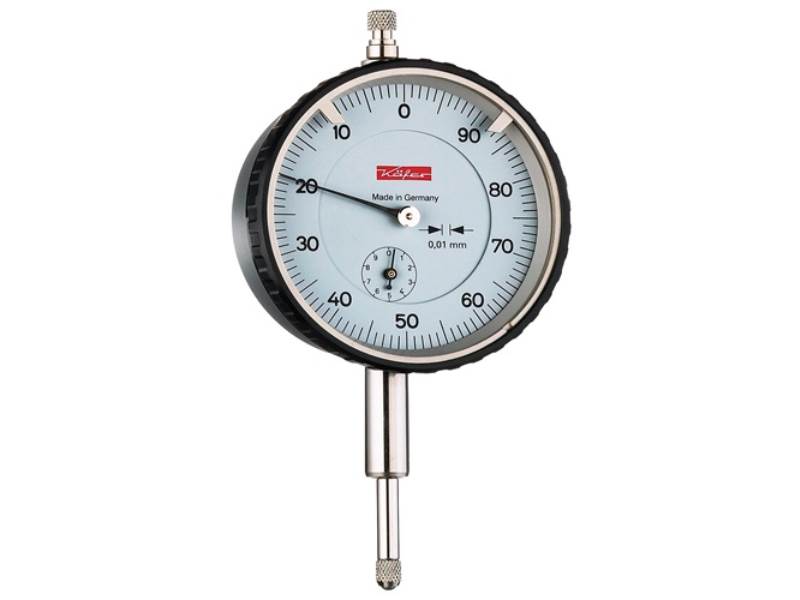 KÄFER 10225 Messuhr M2T links 10 mm Ablesung 0,01 mm Ziffernblatt linkslaufend 1