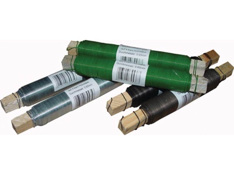 Wickeldraht  100 g Drahtstärke 0,65 mm verzinkt