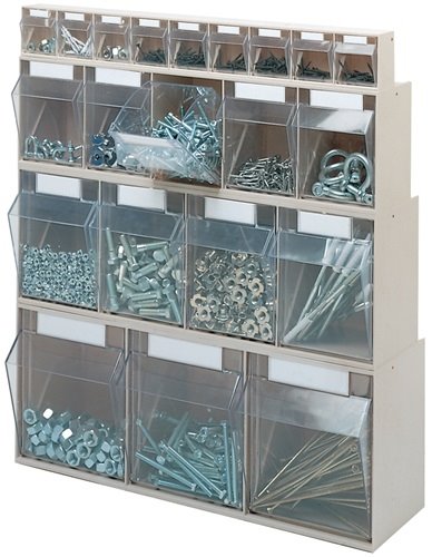 LOCKWEILER 1500282 Klarsichtmagazin  H353xB600xT306mm 2 x F Kunststoff beige