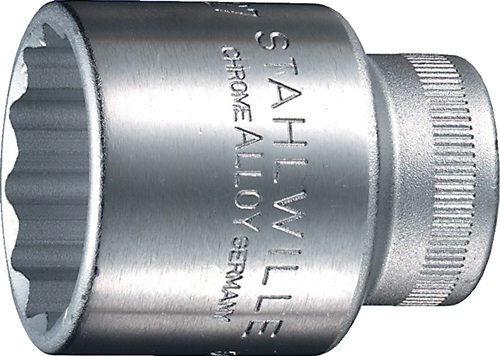 STAHLWILLE 03010010 Steckschlüsseleinsatz 50 1/2 '' 12-kant Schlüsselweite 10 mm