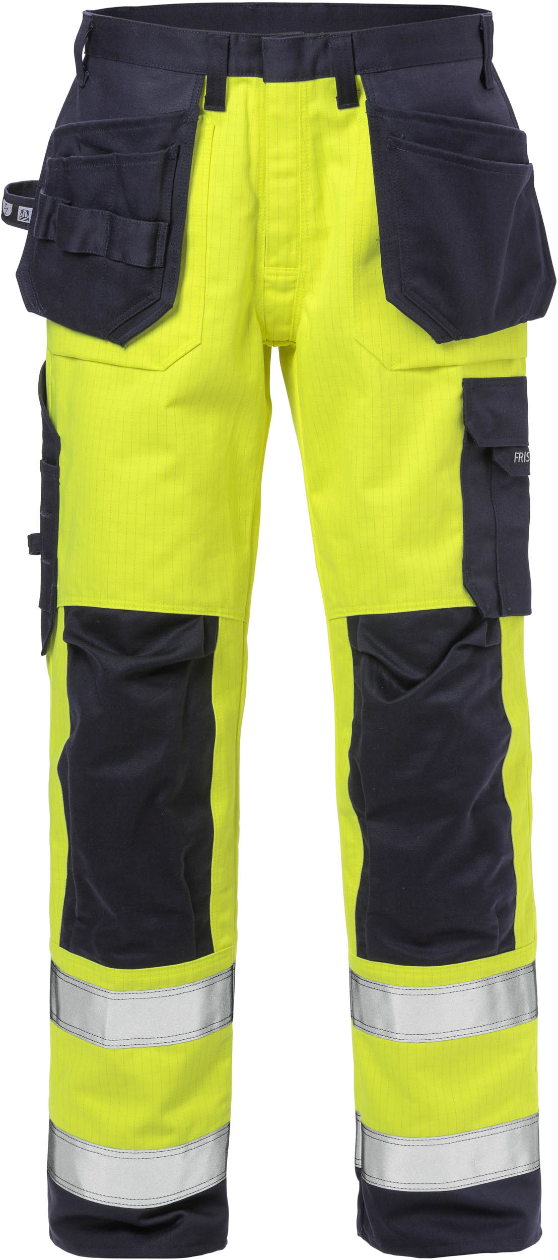 FRISTADS 125939-171 Flame High Vis Handwerkerhose Kl. 2 2584 FLAM  Gr.C50 Warnsc