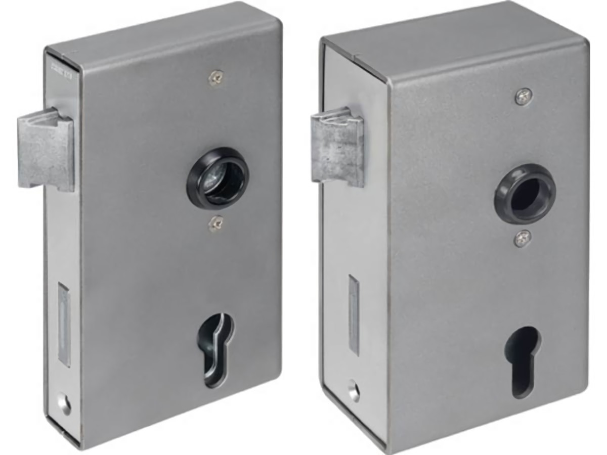 AMF 14365 Schlosskasten 140U DIN links / rechts Maß A40xB94,5xC173 mm Dornmaß 60